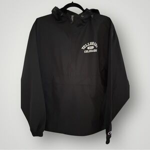 Champion Telluride Colorado Black Packable 1/2 Zip Windbreaker Jacket Size S
